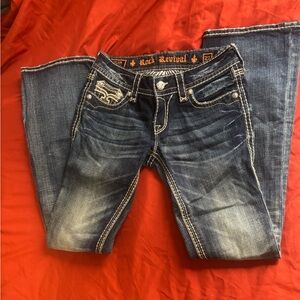 Rock Revival Dark Blue Boot Cut Jeans